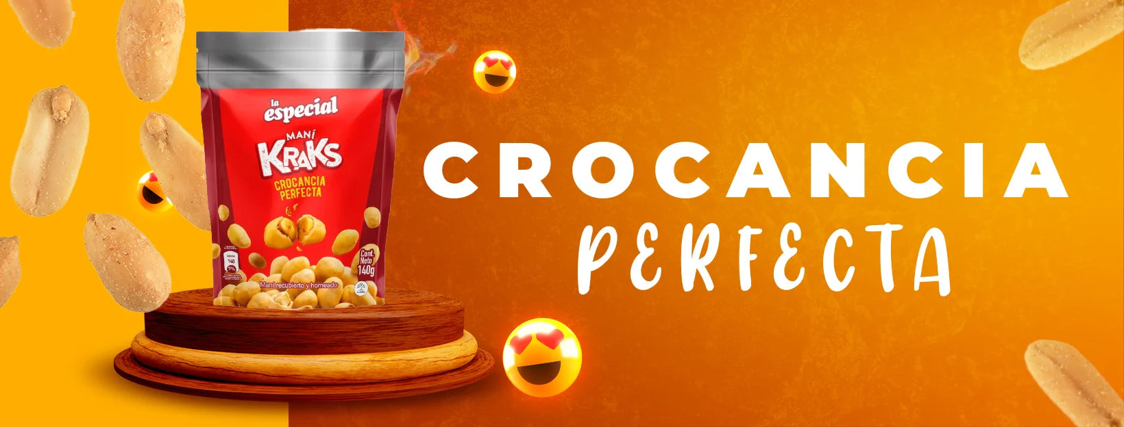 Maní Kraks: La Crocancia Perfecta con Sabor Único